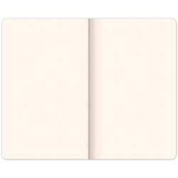 Realsystem Vivella 13 × 21 cm Black pontozott notesz