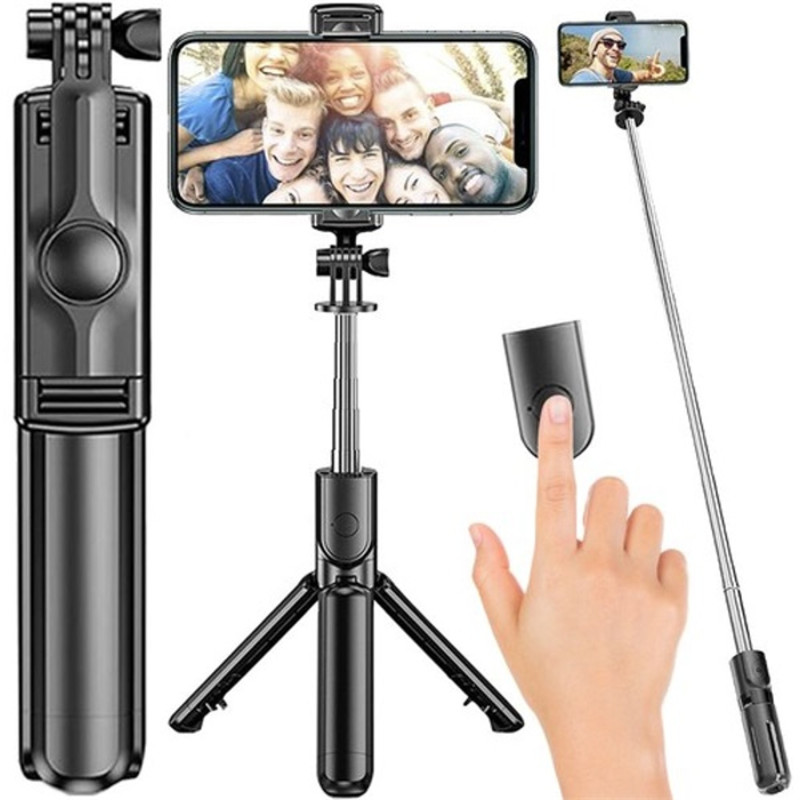 Izoxis Tripod + szelfi bot szett vezérlővel okostelefonokhoz Izoxis Tripod + szelfi bot szett vezérlővel okostelefonokhoz
