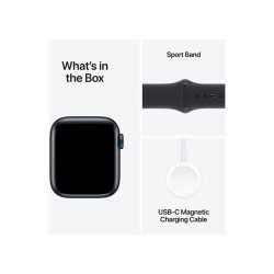 APPLE Watch SE3 GPS 40mm Midnight Alu Case w Midnight Sport Band - M/L