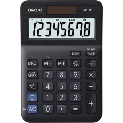 Casio MS-8F Asztali számológép Black