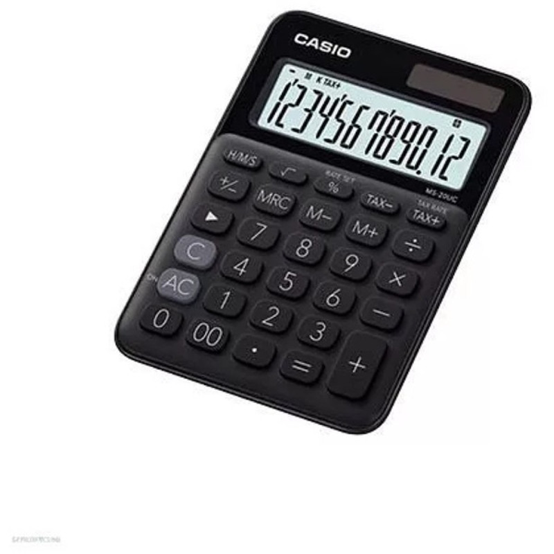 Casio MS-20F asztali számológép fekete Casio MS-20F asztali számológép fekete
