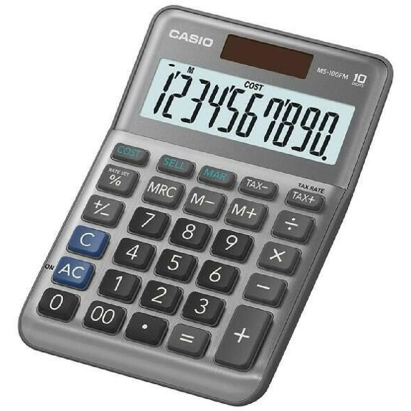 Casio MS-100FM Asztali számológép Silver Casio MS-100FM Asztali számológép Silver