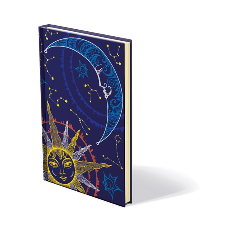 Kalendart Spektrum Moon S165 chamois vonalas keményfedeles notesz Kalendart Spektrum Moon S165 chamois vonalas keményfedeles notesz