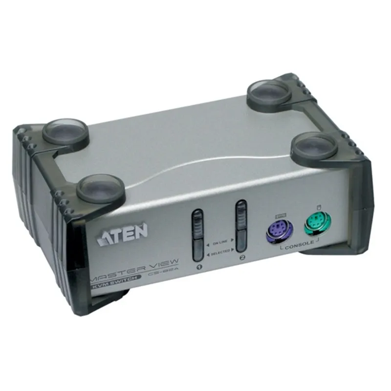 ATEN XCS82A 2 port + kábelkészlet PS2 KVM switch ATEN XCS82A 2 port + kábelkészlet PS2 KVM switch