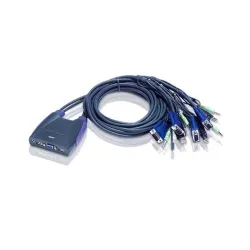ATEN CS64US 4-Port USB VGA/Audio Cable KVM Switch (0,9m, 1,2m)