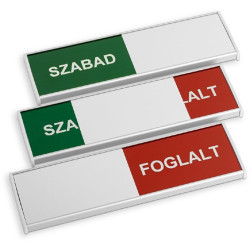 Alusign Fix szabad - foglalt tábla
