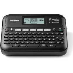 BROTHER Címkenyomtató, PT-D460BTVP, , QWERTY billentyűzet, TZ szalag 3,5-18 mm, grafikus kijelző