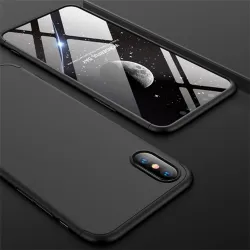 GKK GK0244 360 Full Protection 3in1 iPhone XS Max fekete hátlap