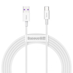 Baseus CATYS-A02 Superior 2m 66W USB A/USB C fehér adat- és töltőkábel