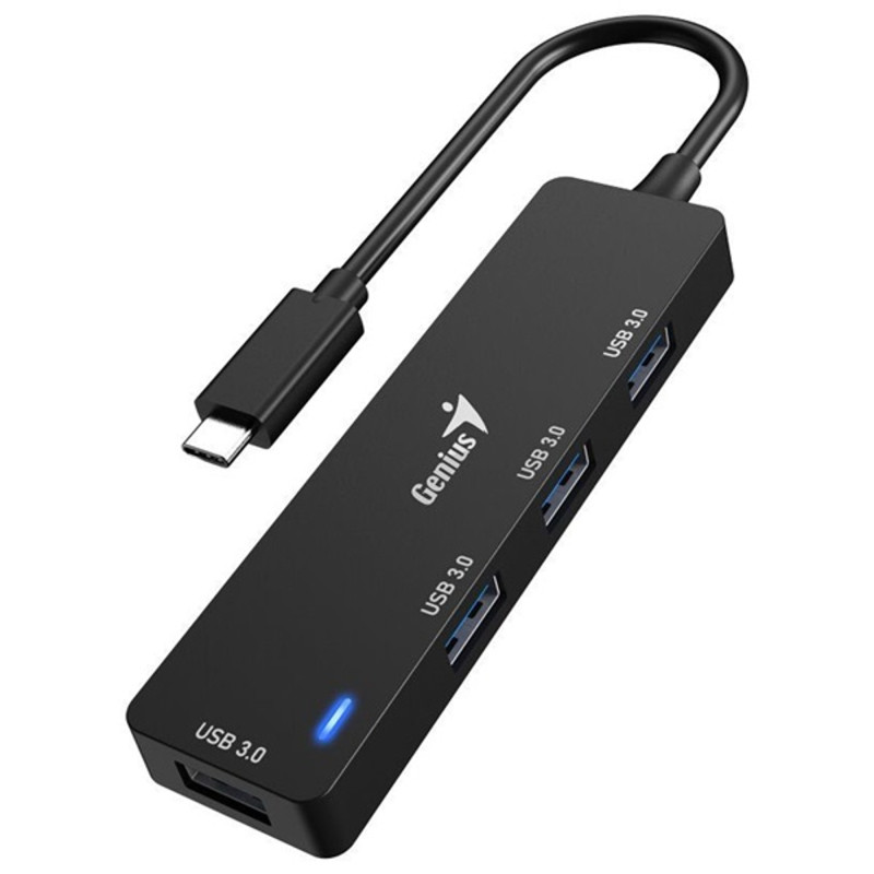 Genius UH-400 4-Port USB 3.0 HUB Black Genius UH-400 4-Port USB 3.0 HUB Black