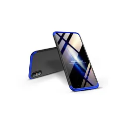 GKK 360 Full Protection 3in1 iPhone XS Max hátlap fekete kék (GK0279)