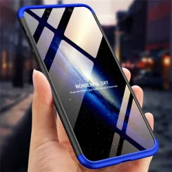 GKK 360 Full Protection 3in1 iPhone XS Max hátlap fekete kék (GK0279)