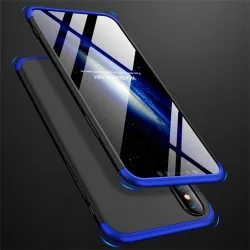 GKK 360 Full Protection 3in1 iPhone XS Max hátlap fekete kék (GK0279)