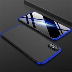 GKK 360 Full Protection 3in1 iPhone XS Max hátlap fekete kék (GK0279)