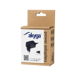 Akyga 9V / 1A 9W 5.5x2.1mm töltő adapter - AK-TB-11