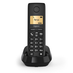 Gigaset Pure 100 telefon - ECO DECT vezeték nélküli, fekete