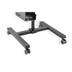 Digitus DA-90374 Mobile Workstation With Individual Height Adjustment Black