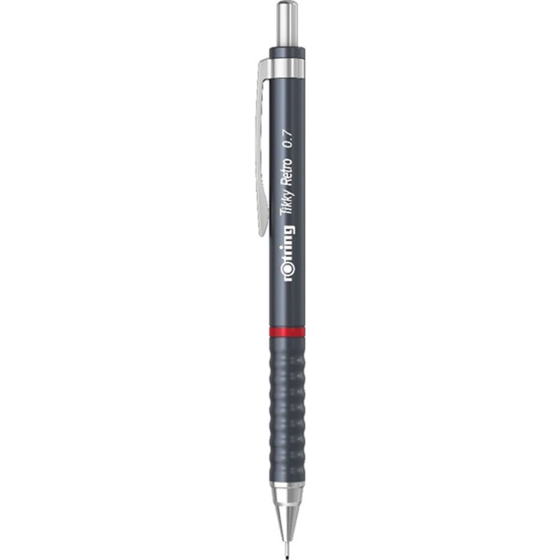 Rotring Tikky Retro 0,7 mm, szürke nyomósirón Rotring Tikky Retro 0,7 mm, szürke nyomósirón