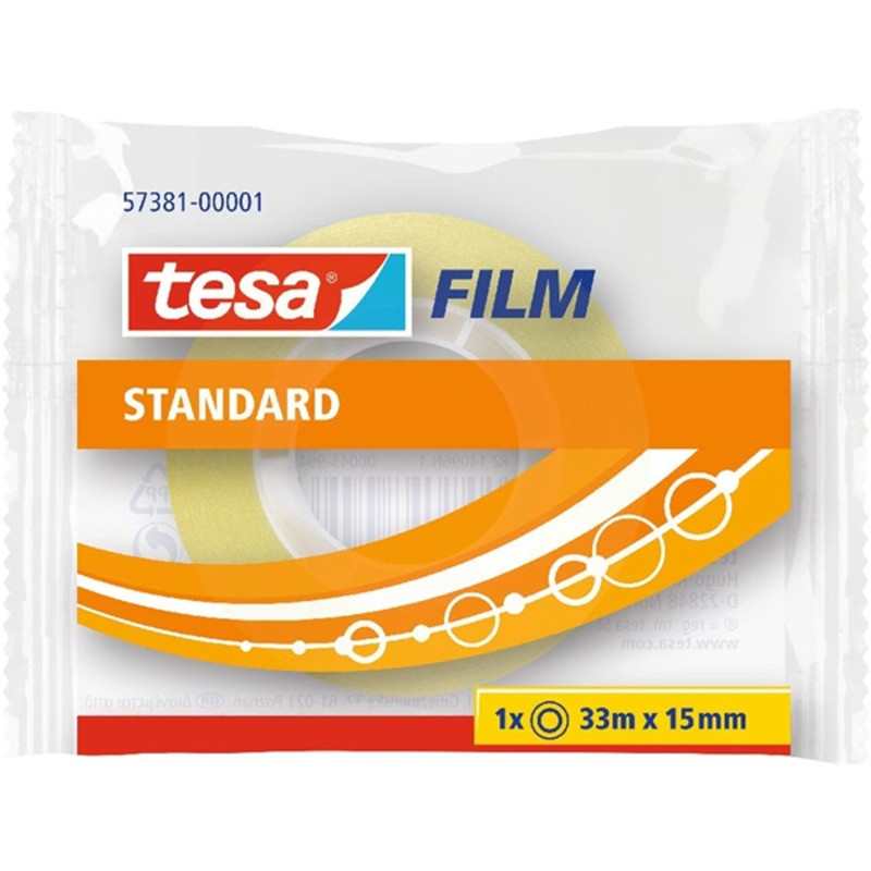 Tesa 57381 Standard 33m x 15mm ragasztószalag Tesa 57381 Standard 33m x 15mm ragasztószalag