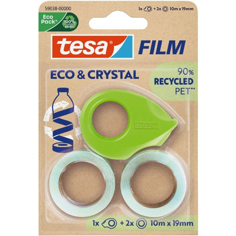 Tesa 59038 Eco&Crystal 10m x 19 mm 3in1 ragasztószalag Tesa 59038 Eco&Crystal 10m x 19 mm 3in1 ragasztószalag