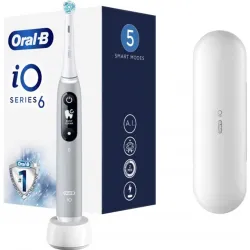 Oral-B iO Series 6 elektromos fogkefe útitokkal szürke