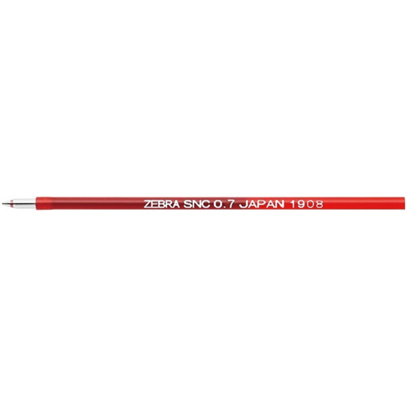 Zebra SNC 0,7 mm piros golyóstoll betét Zebra SNC 0,7 mm piros golyóstoll betét