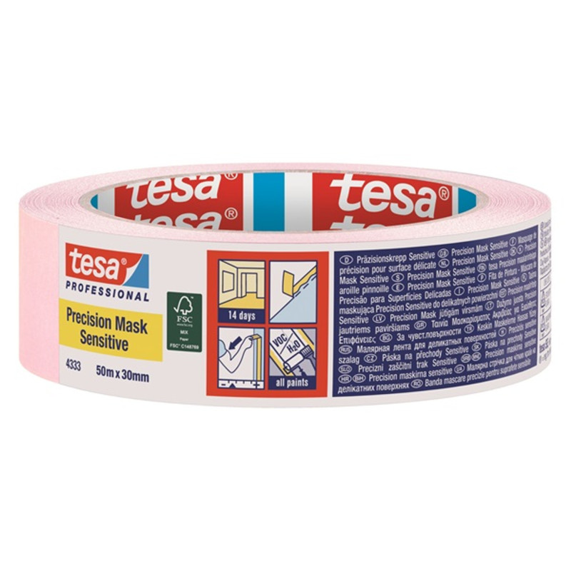 Tesa Sensitive 50mx30mm rózsaszín ragasztószalag Tesa Sensitive 50mx30mm rózsaszín ragasztószalag