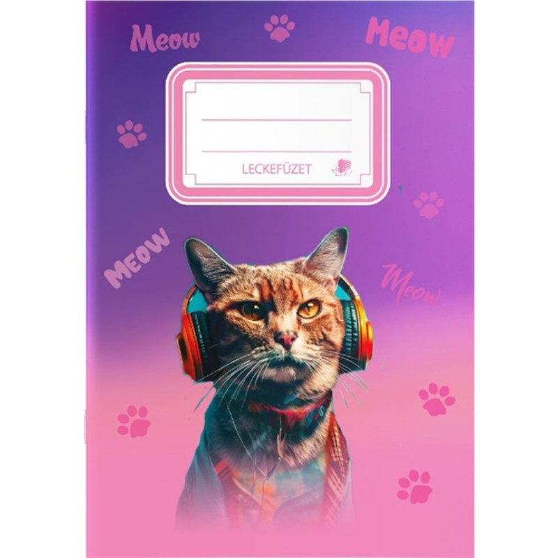 ICO Süni Cats A5 leckefüzet ICO Süni Cats A5 leckefüzet