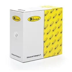 KELine UTP patch kábel CAT5e 305m szürke (KE300U26-RLX)