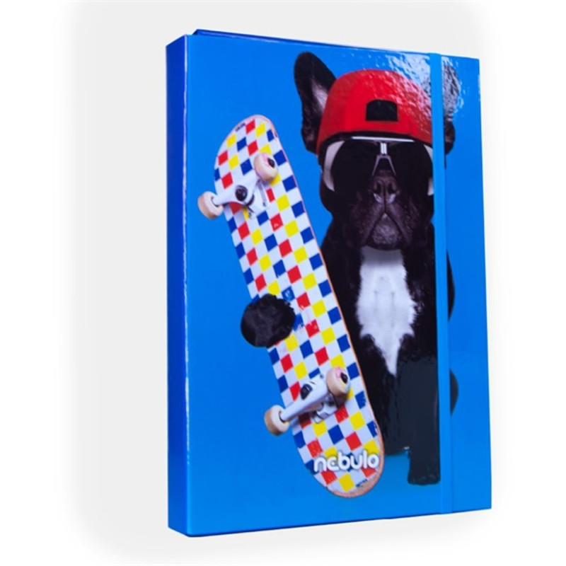 Nebulo Deszkás bulldog A4 füzetbox Nebulo Deszkás bulldog A4 füzetbox