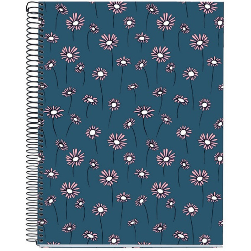Miquelrius Daisies A4 4x30 lap kockás spirálfüzet Miquelrius Daisies A4 4x30 lap kockás spirálfüzet