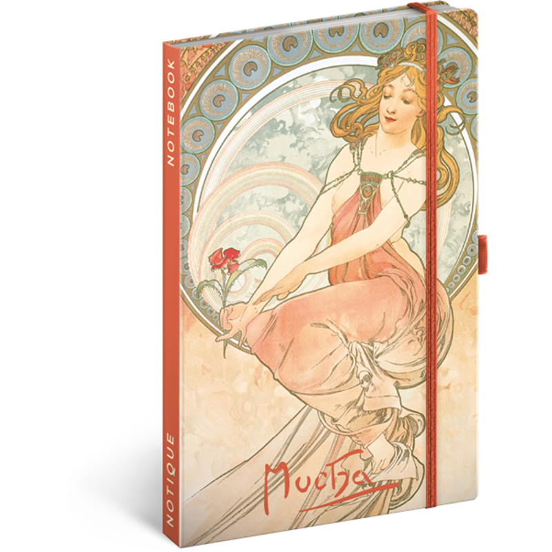 Realsystem Alphonse Mucha 5416 keményfedeles vonalas notesz Realsystem Alphonse Mucha 5416 keményfedeles vonalas notesz