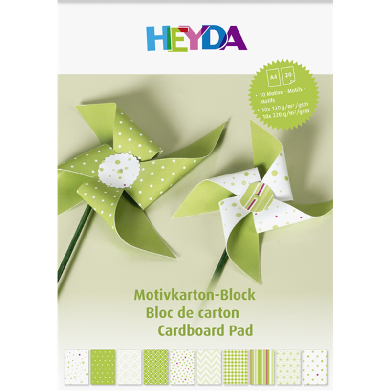 Brunnen Heyda Zöld A4 20 lapos kartonlap szett Brunnen Heyda Zöld A4 20 lapos kartonlap szett