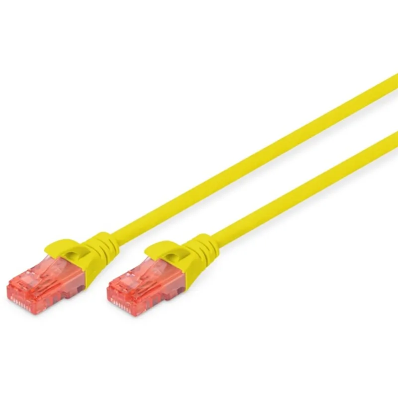 Digitus CAT6 U-UTP Patch Cable 0,5m Yellow Digitus CAT6 U-UTP Patch Cable 0,5m Yellow