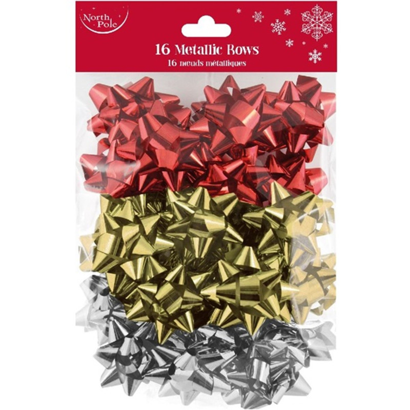 IRIS Masni, ajándék csomagoláshoz,fényes, vegyes színekben (arany, ezüst, piros ) 16 db/ csomag IRIS Masni, ajándék csomagoláshoz,fényes, vegyes színekben (arany, ezüst, piros ) 16 db/ csomag