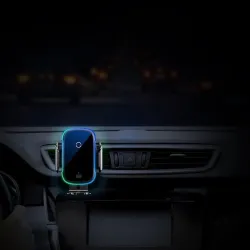 Baseus Light Electric Car Mount Holder Black