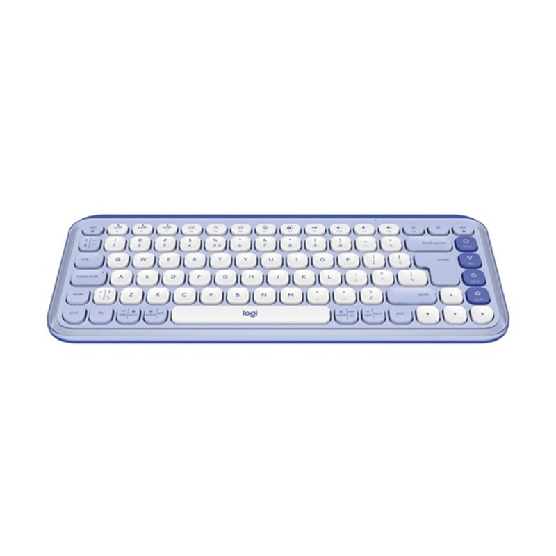 Logitech 920-013074 Pop Icon Keys US vezeték nélküli lila/piszkosfehér billentyűzet Logitech 920-013074 Pop Icon Keys US vezeték nélküli lila/piszkosfehér billentyűzet