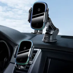 Baseus Light Electric Car Mount Holder Black