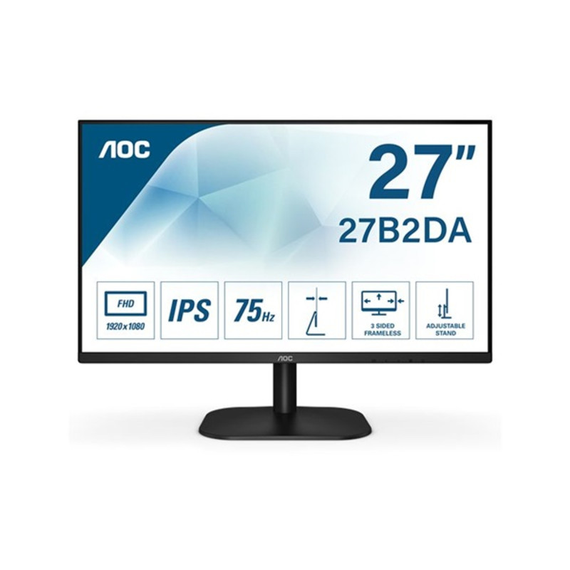 AOC 27" 27B2DA FHD IPS VGA/DVI/HDMI monitor AOC 27" 27B2DA FHD IPS VGA/DVI/HDMI monitor