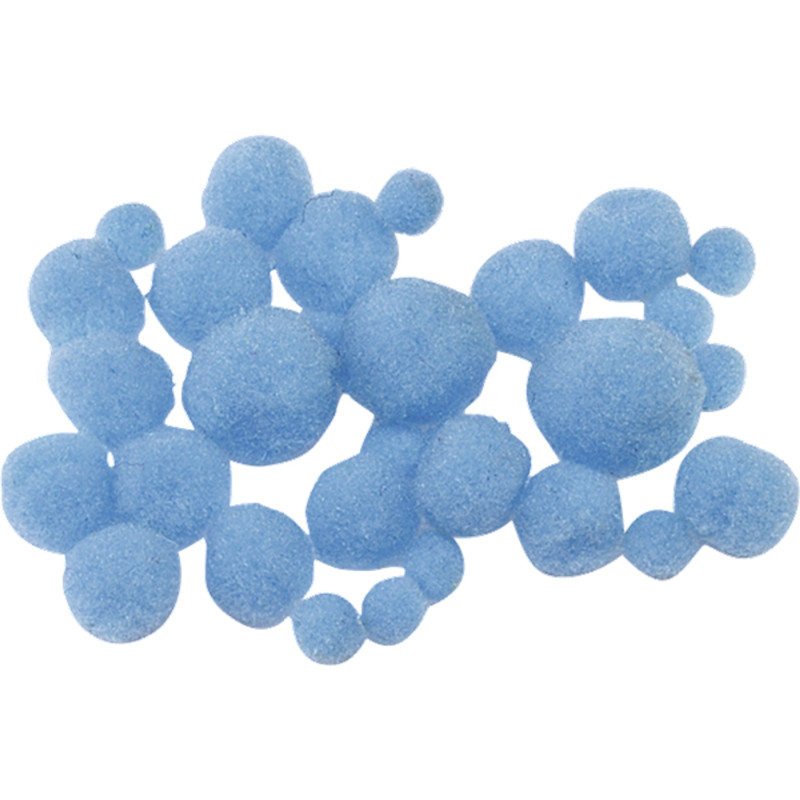 Brunnen Knorr Prandell kék 8-20 mm 100 db/csomag pompom Brunnen Knorr Prandell kék 8-20 mm 100 db/csomag pompom
