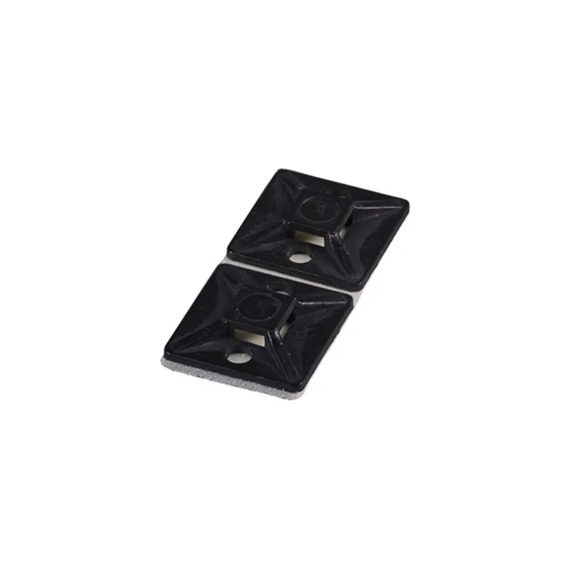 Tracon TALP271 100db/csomag 27x27 mm fekete kábelkötegelő talp Tracon TALP271 100db/csomag 27x27 mm fekete kábelkötegelő talp