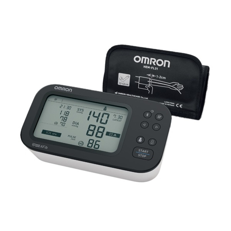 OMRON M7 Intelli IT AFib felkaros okos-vérnyomásmérő OMRON M7 Intelli IT AFib felkaros okos-vérnyomásmérő