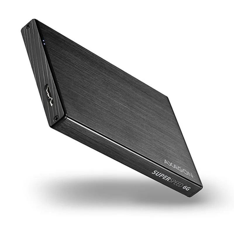 Axagon EE25-XA6 2.5" SATA3 USB3.0 külső ház fekete aluminium Axagon EE25-XA6 2.5" SATA3 USB3.0 külső ház fekete aluminium
