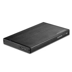 Axagon EE25-XA6 2.5" SATA3 USB3.0 külső ház fekete aluminium