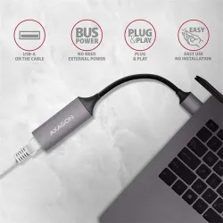 Axagon USB3.2 Gigabit Ethernet hálózati adapter (ADE-TR)