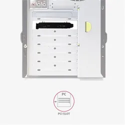 AXAGON RHD-P25 2x2.5" SSD/HDD Bracket into 3.5" bay or PCI slot Black