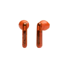 JBL Tune 225TWS Bluetooth mikrofonos fülhallgató átlátszó narancs (JBLT225TWSGHOSTORG)