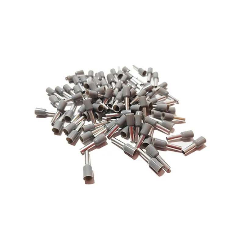 Tracon E119 4 mm2 100 db Szigetelt szürke érvéghüvely Tracon E119 4 mm2 100 db Szigetelt szürke érvéghüvely