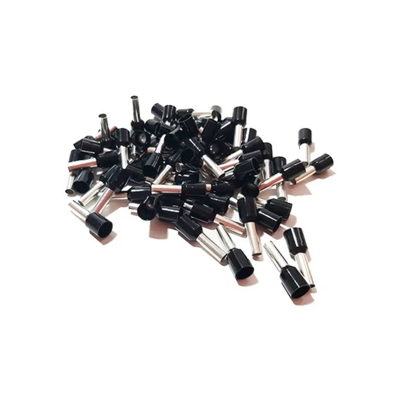 Tracon E122 6 mm2 100 db Szigetelt Fekete érvéghüvely Tracon E122 6 mm2 100 db Szigetelt Fekete érvéghüvely