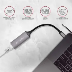 Axagon USB-C 3.2 Gigabit Ethernet hálózati adapter (ADE-TRC)